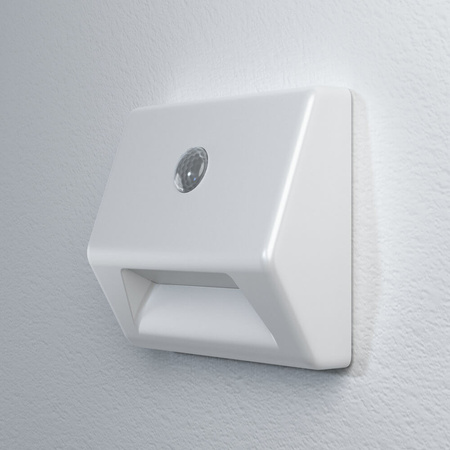 Nightlux LED-Treppenleuchte Weiß 0,3W 10lm 4000K IP54 Ledvance Bewegungssensor