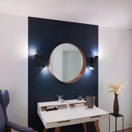 Intelligente Wandleuchte SMART + WIFI 12W ORBIS WALL CROSS BLACK LEDVANCE