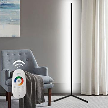 Eck-Stehleuchte weiß 20W RGB-Farbwechsel Fernbedienung