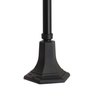 Outdoor-Gartenlampenmast LATERNE E27 Kugeln mit Korb 200 K 5002/2/KPO 102 cm schwarz Su-Ma
