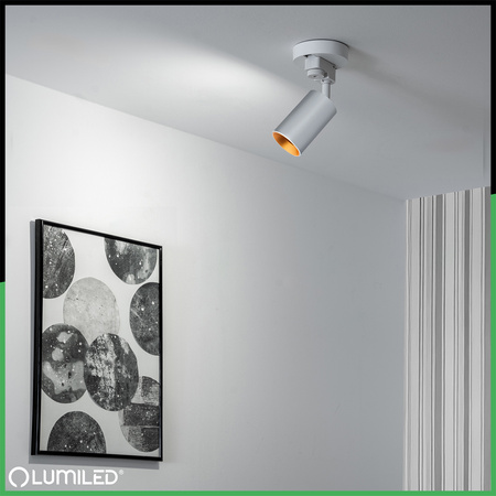 Gerader Steckverbinder für 1-Phasen-Stromschienen-System Schwarz LUMILED