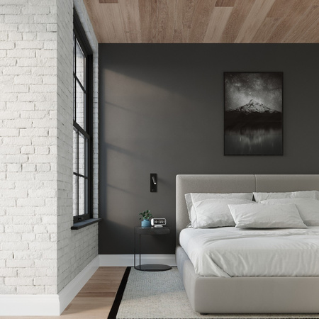 Wandleuchte Wandleuchte ENIF G9 Reflektor Moving Modern Schwarz SOLLUX