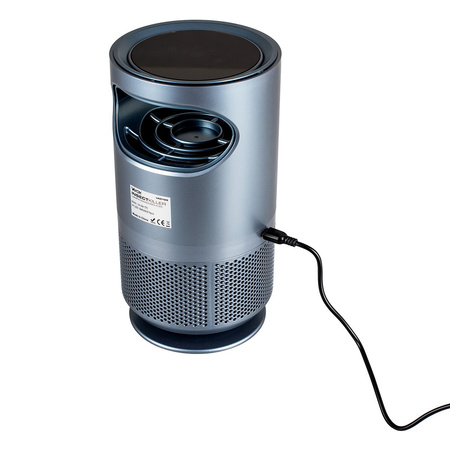 UV-Insektizid-Fallenlampe Elektrische Stehlaterne mit Ventilator 8xSMD 5W LED Grau VA0193 VAYOX