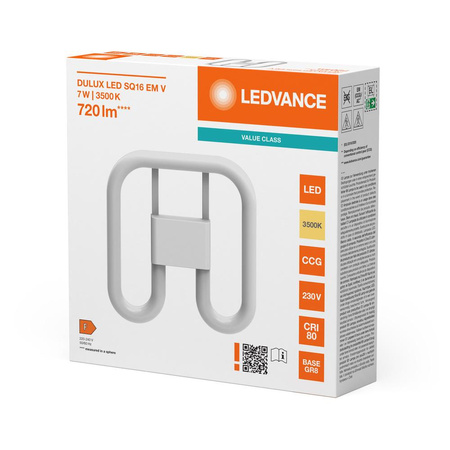 LED Lampen DULUX GR8 7W = 16W 720lm 3500K Warmweiß LEDVANCE