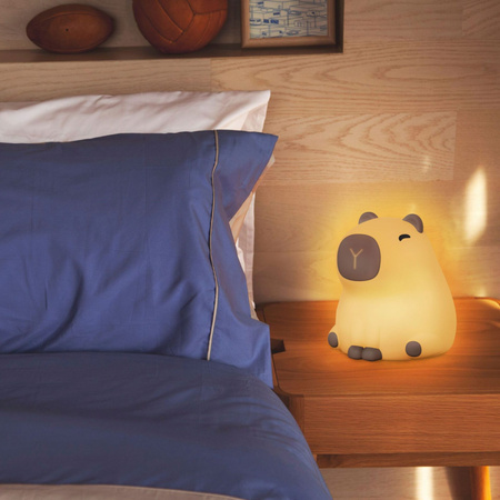 Sanico Goldlux LED 1W 3000K RGBW Beige Dimmbar Capybara Dekorative Lampe