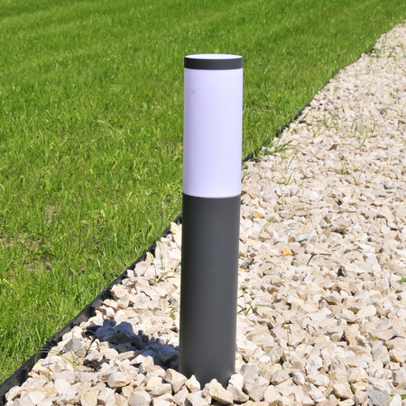 LED-Gartenleuchte E27 OSLO TUBA GOLDLUX (Polux) LOW GRAY 45cm