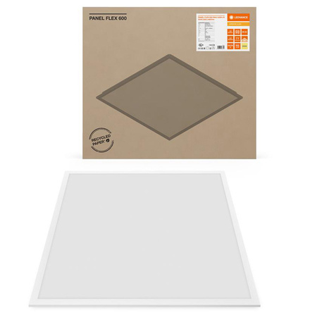 LED-Panel-Deckenleuchte 30W 4800lm 3000K Warm Dimmbar Aufputz montiert Flush Mount Weiß 60x60cm Flex Ledvance