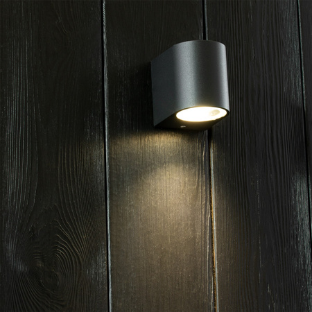 Garten Wandlampe Außenlampe GU10 Schwarz