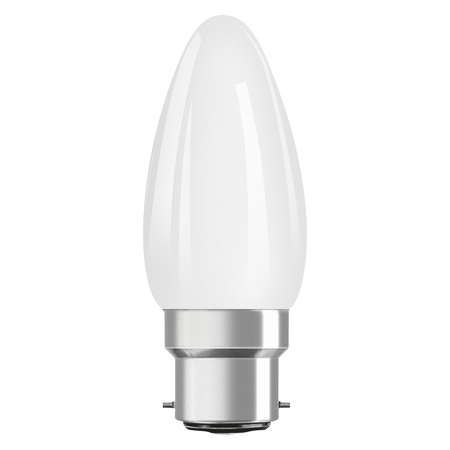LED-Lampe B35 Kerze B22d 4.8W = 40W 470lm 2700K Warm 300° Dimmbar PARATHOM Osram