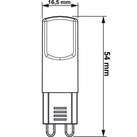 G9 LED Lampe CAPSULE 3,2W = 40W 400lm 3000K Warm PHILIPS CorePro