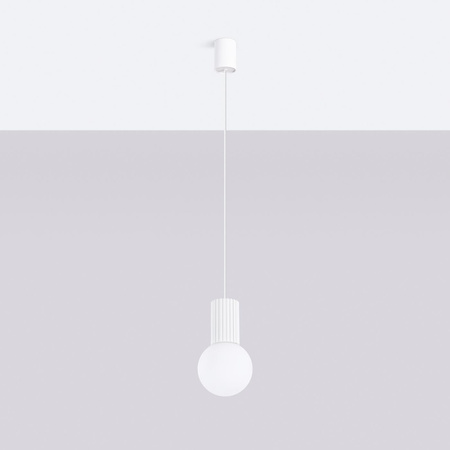 Hängelampe Überhang G9 Rund Weiß Modern Matt Halo Sollux