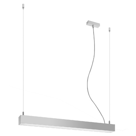 LED-Pendelleuchte PINNE 17W 3000K Linear 67cm Grau SOLLUX