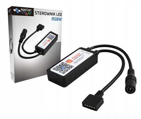 Controller für RGBW WiFi SMART TUYA LED-Streifen 6A 5-24V 72W 144W Schwarzes LVT