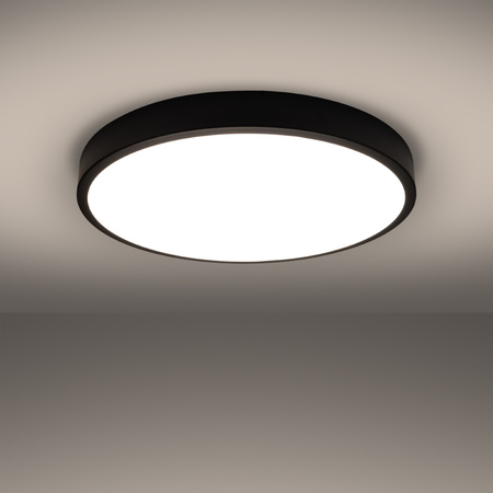 Deckenleuchte Plafond ONYX 60 LED 65W 3000K 5177lm Schwarz Minimalistisch SOLLUX