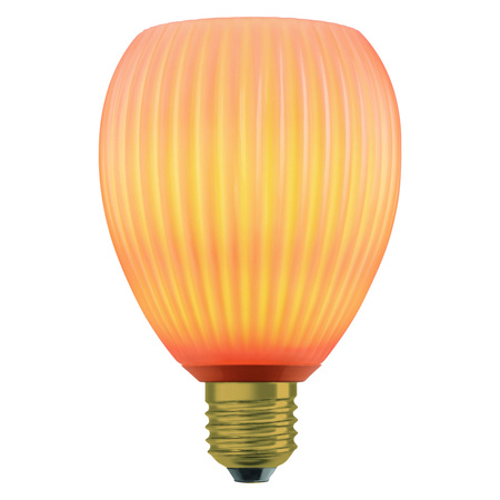 LED-Lampe E27 Oval 3.5W 300lm 2700K Warm Dekorativ Orange Osram