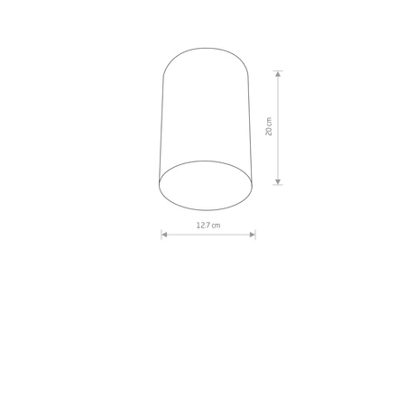 POINT PLEXI L 6528 Nowodvorski Weiß E27 Röhre Anbau-Deckenleuchte Modern