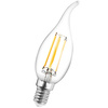 LED Lampen E14, Glühbirne Flame B35 7W 770lm 360° 4000K neutral Glühfaden LUMILED