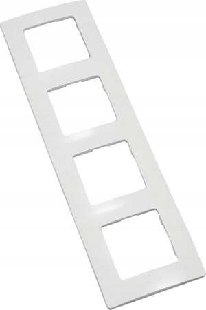 Vierfachrahmen für Lichtschalter und Steckdosen weiß LEGRAND NILOE
