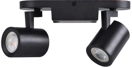 LAURIN Deckenleuchte Leuchte 2xGU10 schwarz 22cm Kanlux