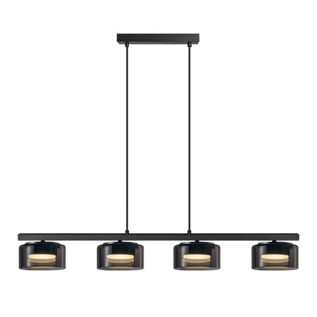 Sanico Goldlux 4x GX53 Schwarz Ophelia Pendel-Deckenleuchte