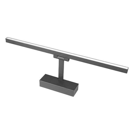 LED Wandleuchte über Spiegel 12W 600lm 4000K 116° Schwarz 50cm Lappa Masterled