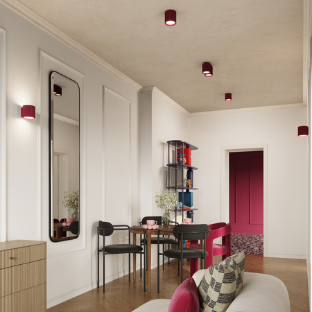 Aufputz G9 Aluminium Burgundy Aura Deep Space SL.1821 Sollux