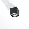 Anbauleuchte BLAKE GU10 ES111 Halogen Spot Square Schwarz SOLLUX