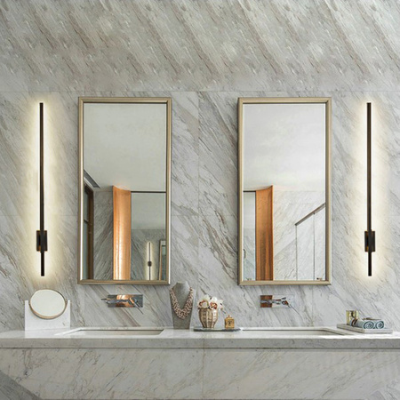 LED-Wandleuchte LUNA BLACK Metall 120cm moderner Stil IP54