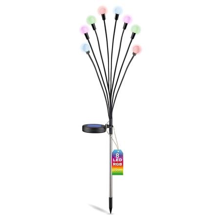 Solar Gartenlampe LED TULIO Angetriebene Dekorative Gebläsekugeln RGB LUMILED