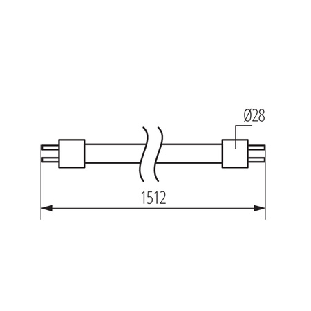 LED-Leuchtstoffröhre T8 G13 22W 2270lm 6500K 151.2cm Cold KANLUX