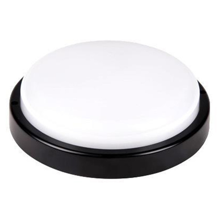 Plafond LED-Deckenleuchte 18W 2700K Neutral 120° mit Bewegungssensor Schwarz IP54 Max Masterled