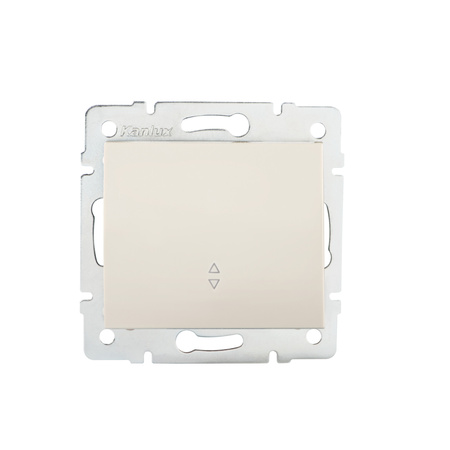 Schalter ohne Rahmen LOGI-Schalter Creme KANLUX