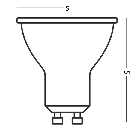 GU10 LED Leuchtmittel 2,8W = 25W 230lm 4000K Neutral 120° OSRAM Value