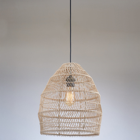 Decke Hängelampe E27 Beige Schwarz Sakura Sanico Goldlux