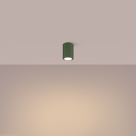 Tuba Spot GU10 Olive Carbon Deep Space SL-Deckenleuchte.1606 Sollux