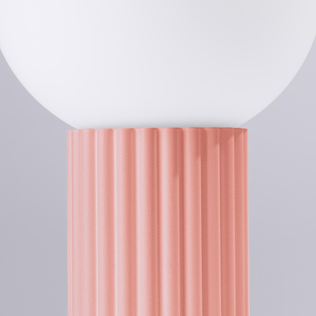 Tisch Tischlampe G9 Rund Orange Modern Matt Halo Sollux