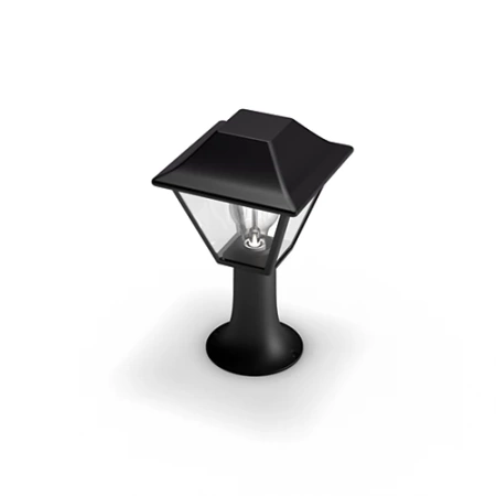 Outdoor LED Gartenlampe ALPENGLOW myGarden E27 IP44 Mastlaterne Schwarz PHILIPS