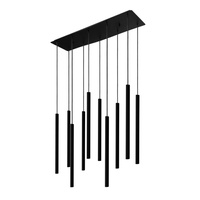 LASER Deckenleuchte 8923 Nowodvorski Schwarz 10xG9 Pendelleuchte Stahl Minimalistisch