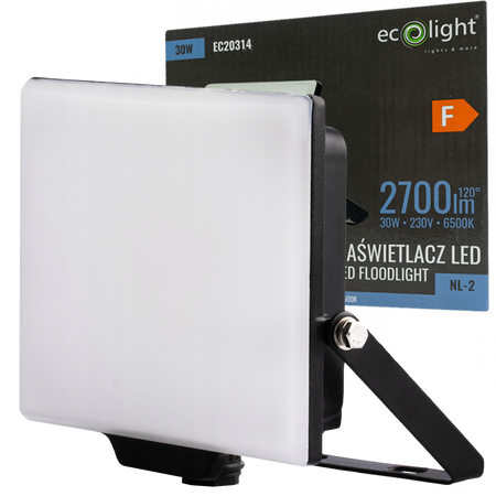 LED Strahler 30W 6500K 2700lm IP65 Ecolight