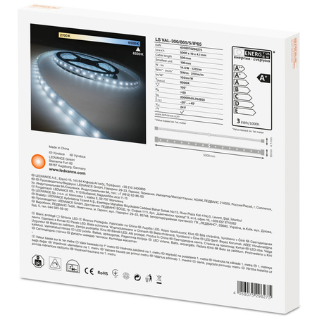 LED-Streifen 24V 14.5W 300LED Kalt IP65 5m Ledvance