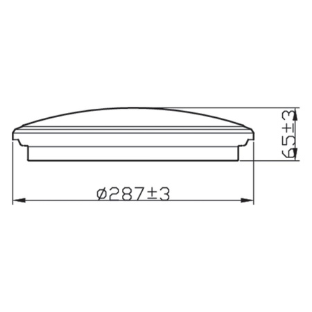 Plafond LED-Anbau-Deckenleuchte SPRAY 12W 2700K 29cm IP44 Silber Rund PHILIPS