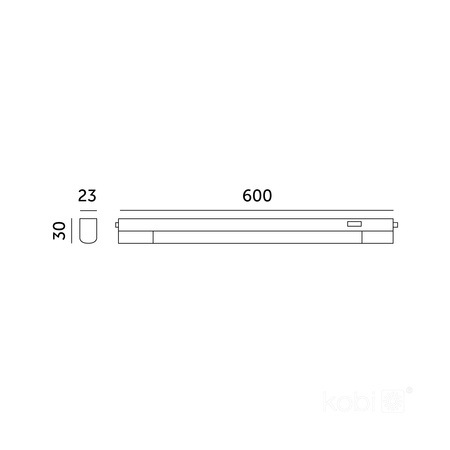 LED-Unterbauleuchte für Möbel 8W 800lm CCT Weiß Kobi