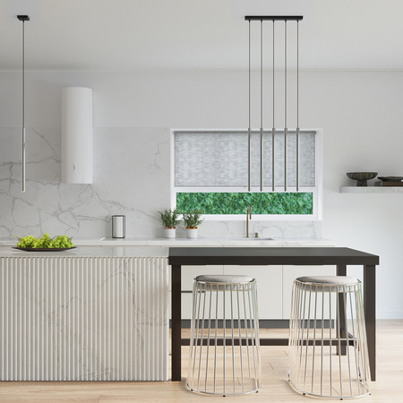 PASTELO 1 G9 Chrom Moderne Pendelleuchte für die Decke SOLLUX