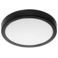 LED-Deckenleuchte 2xE27 mit Mikrowellensensor SOLEN rund schwarz