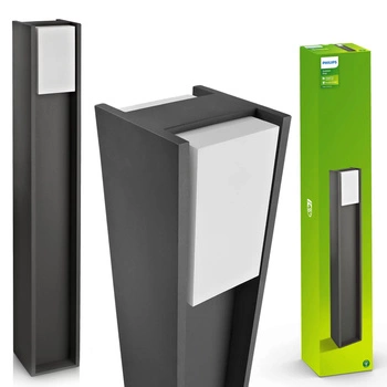 LED-Außengartenleuchte BRIDGE myGarden E27 IP44 Mast 80cm Anthrazit PHILIPS