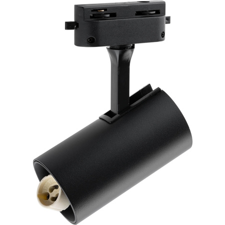 GU10 BLACK Stromschienenstrahler für einphasige Stromschienen Verstellbare Stromschienenleuchte SPOT Lamp