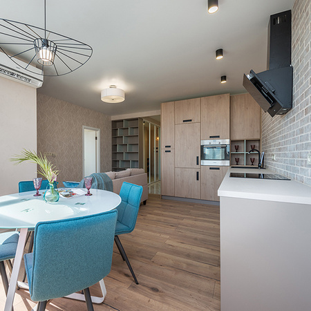 Halogen-Aufbauleuchte GU10, AR111 Aufbauspot 100mm beweglich Runde Tube Schwarz TELES LUMILED