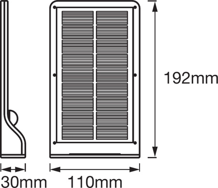 LED-Flutlicht 3W 320lm 4000K Silber mit Bewegungs- und Dämmerungssensor LEDVANCE DOORLED Solar