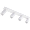 QUALIS SPOT Deckenleuchte Reflektor Halogenleuchte 4xGU10Weiß