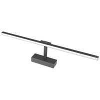 LED Wandleuchte über Spiegel 14W 700lm 4000K 116° Schwarz 60cm Lappa Masterled